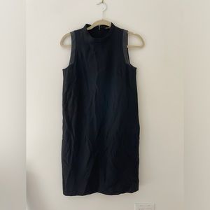 Massimo Dutti black sleeveless mini dress